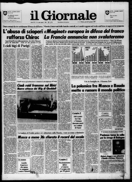 Il giornale : quotidiano del mattino